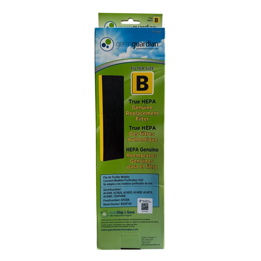 Germ Guardian Air Purifier HEPA Replacement Filter B NEW